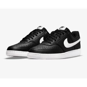 Nike Court Vision Low Next Nature Mens New in Box Black & White colorway